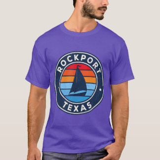 RockporteasX Vintage Segelbåt Retro 70-tal vän T Shirt