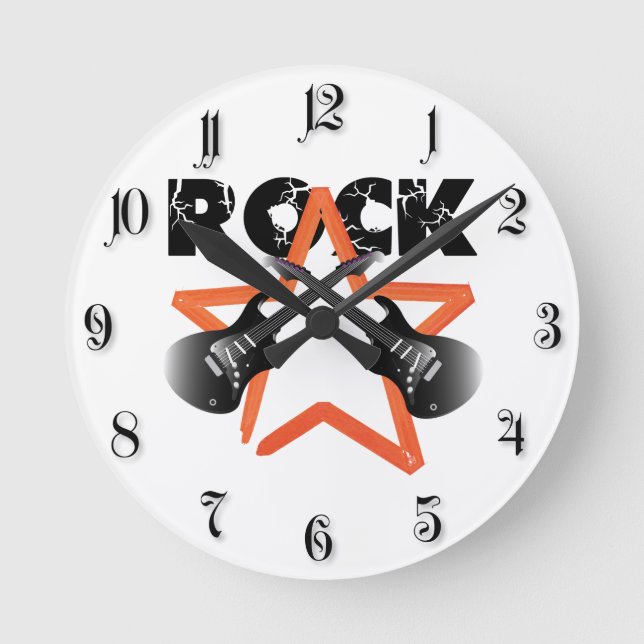 Rockrevolution Rund Klocka (Framsida)