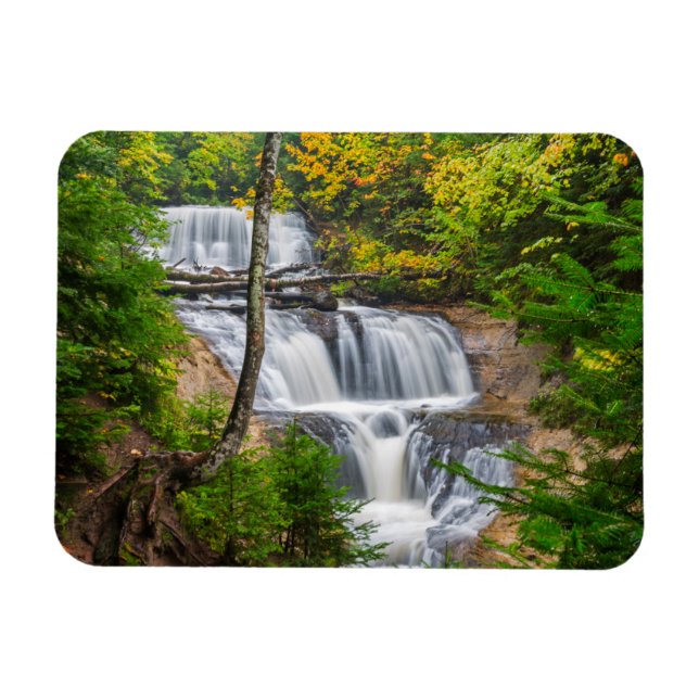 Rocks National Lakeshore, Sable Falls Magnet (Horisontell)