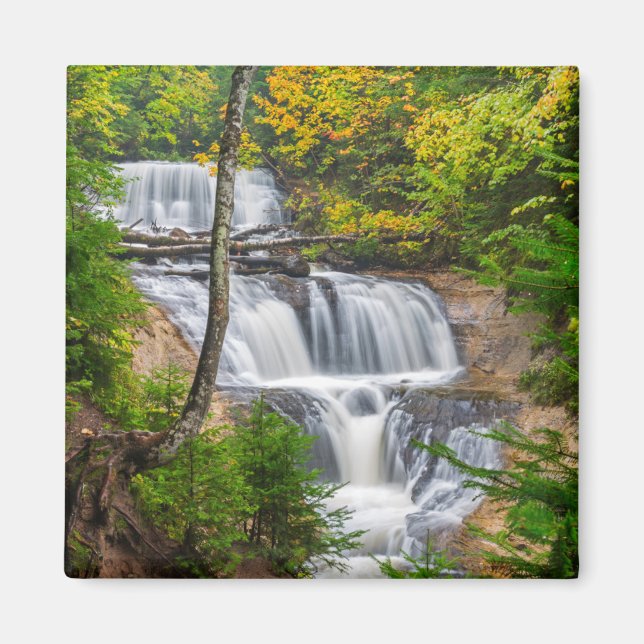 Rocks National Lakeshore, Sable Falls Magnet (Framsidan)