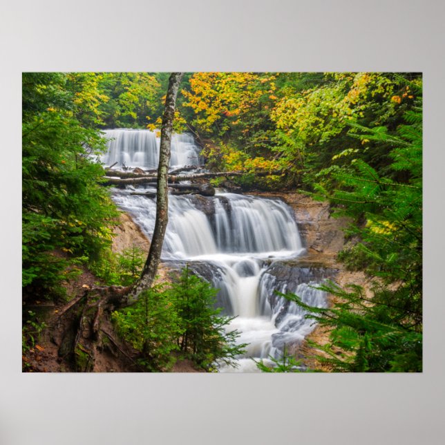 Rocks National Lakeshore, Sable Falls Poster (Framsidan)