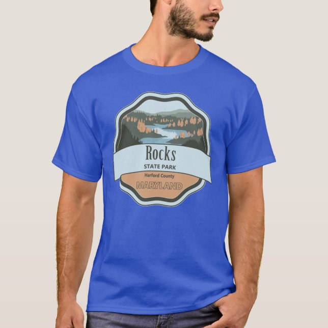 Rocks State Park Harford County T Shirt (Framsida)