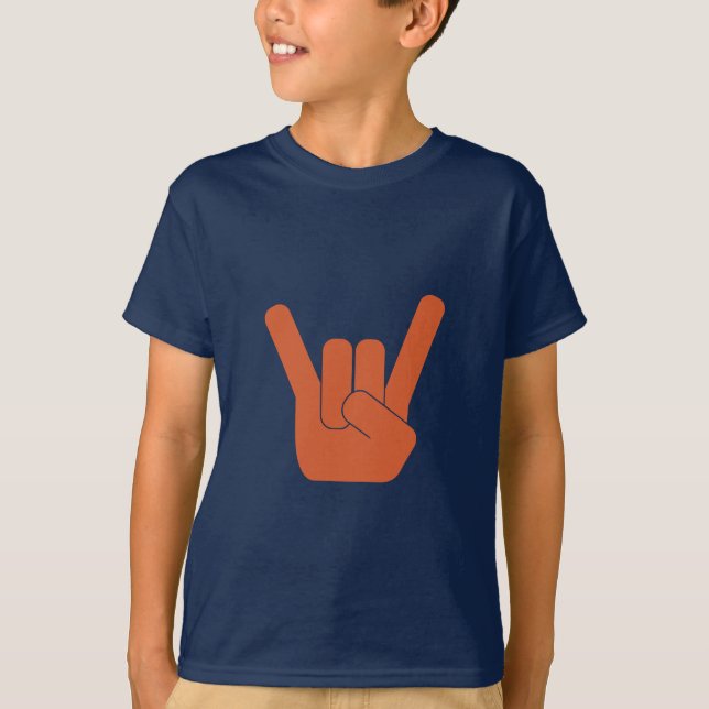 Rocksign rostar logotypen tröja (Framsida)