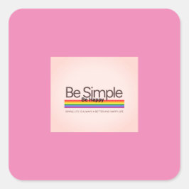 rockslagsnål fyrkantigt klistermärke