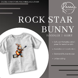 Rockstar Bunny Småbarn T-Shirt