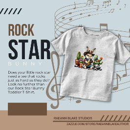 Rockstar Bunny Småbarn T-Shirt