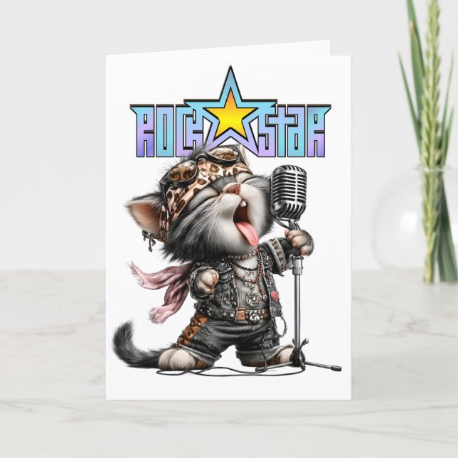 ROCKSTAR Card Kort (Framsida)