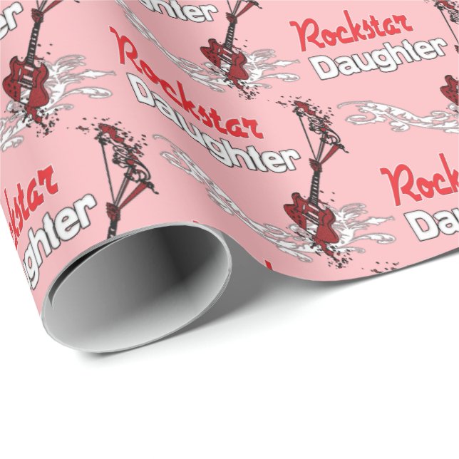 Rockstar Daughdotter Presentpapper (Rullad Hörn)