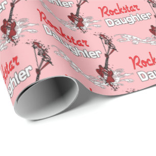 Rockstar-dotter Presentpapper