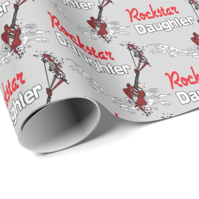 Rockstar-dotter Presentpapper (Rullad Hörn)