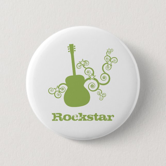 Rockstar Guitar-knapp, LimeGreen2 Knapp (Framsida)