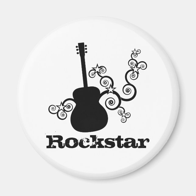 Rockstar Guitar Magnet (Framsidan)