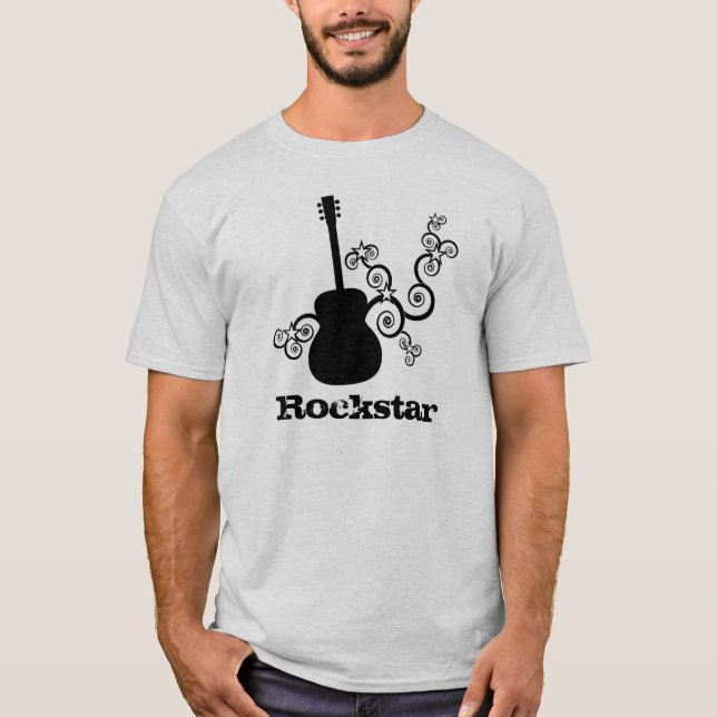 Rockstar Guitar Manar Shirt T (Framsida)