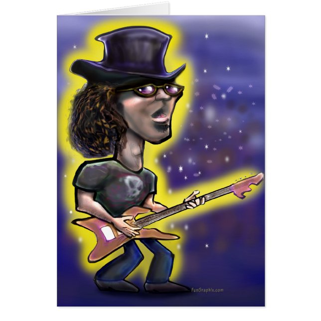 Rockstar Hälsningskort (Framsidan)