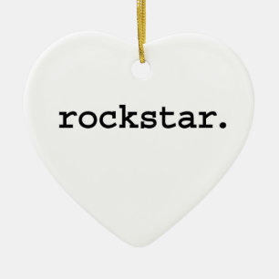 rockstar. julgransprydnad keramik