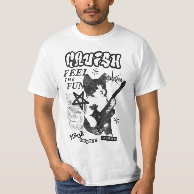 Rockstar kitty shirt t shirt (Framsida)