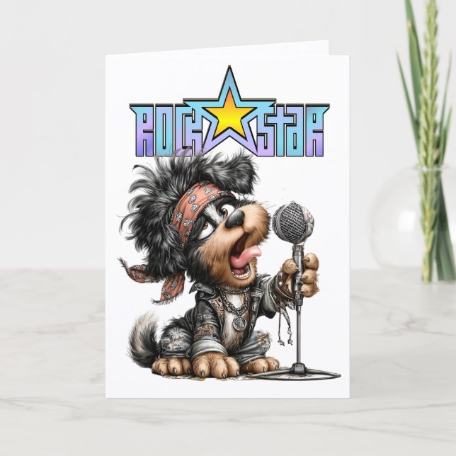 ROCKSTAR-kort Kort (Framsida)