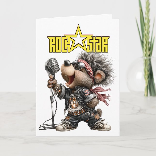 ROCKSTAR-kort Kort (Framsida)