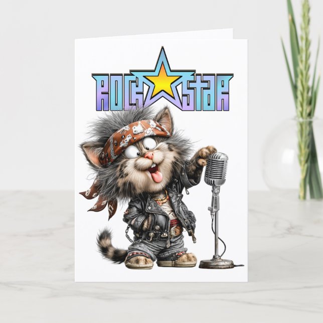 ROCKSTAR-kort Kort (Framsida)