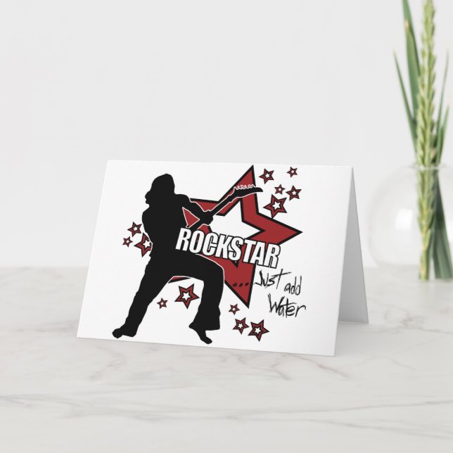 Rockstar: Lägg bara till Vatten Kort (Framsida)