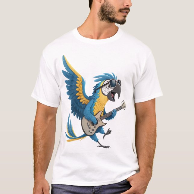ROCKSTAR MACAW T SHIRT (Framsida)