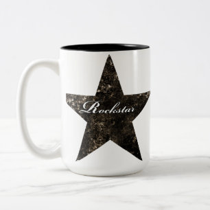 Rockstar mugg (grungestrukturer)
