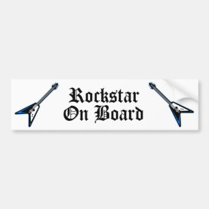 Rockstar ombord bildekal