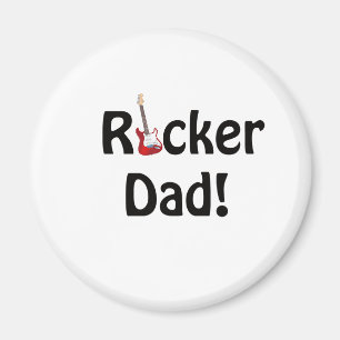 Rockstar Pappa Magnet
