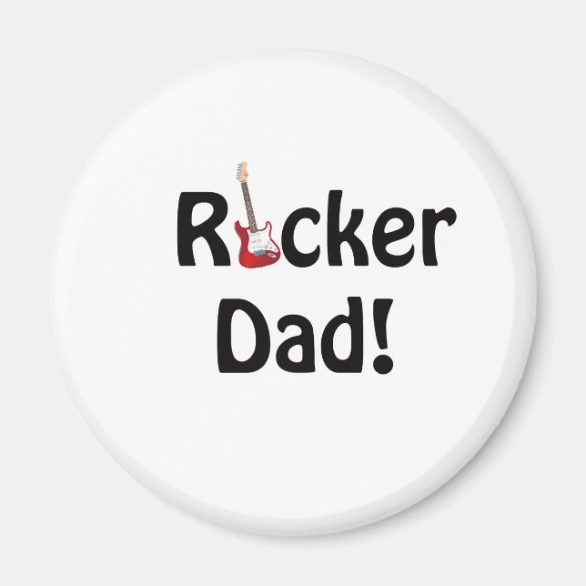 Rockstar Pappa Magnet (Framsidan)