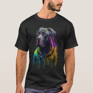 Rockstar porträtt italian mastiff Käpp Corso T Shirt