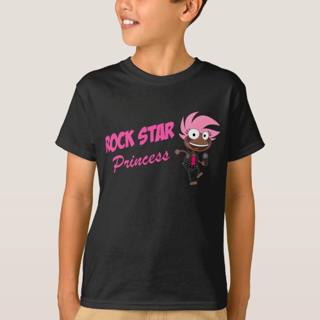 Rockstar Princess T Shirt (Framsida)