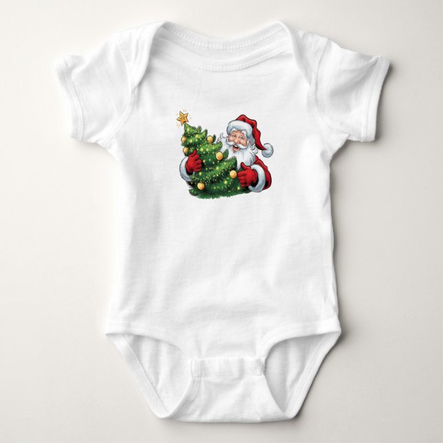 Rockstar Santa T Shirt (Framsida)