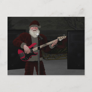 Rockstar Santa Vykort