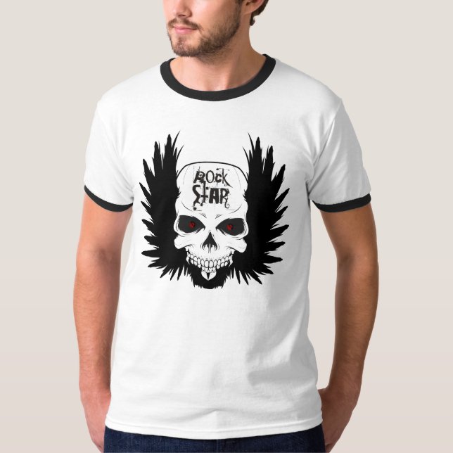 RockStar skalleutslagsplats T-shirt (Framsida)