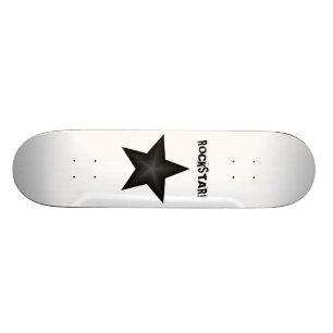ROCKSTAR! skiss Skateboard Bräda 21,5 Cm