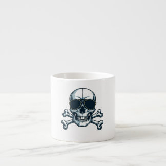 Rockstar Skull T-Shirt - Fet och Badass" Espressomugg