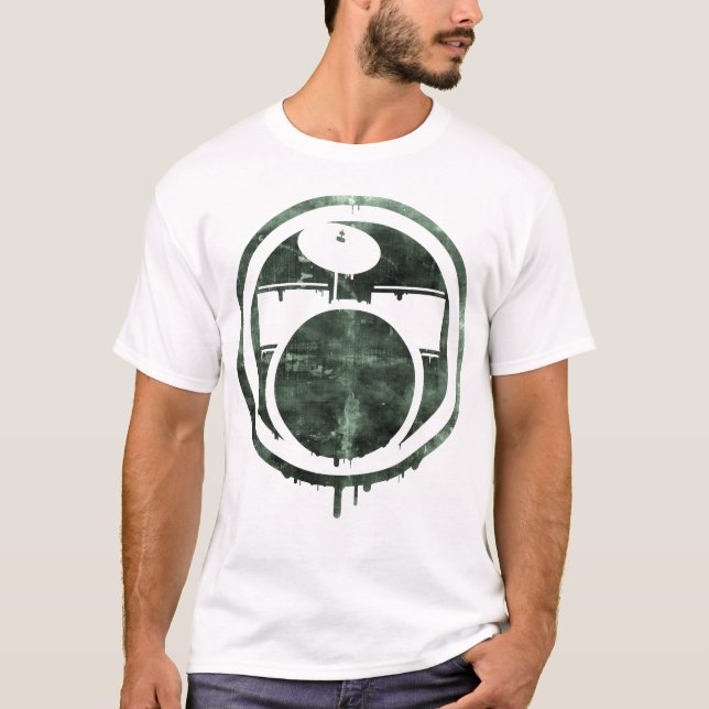 Rockstar: Trummar Tee (Framsida)