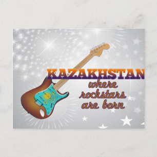 Rockstars är födda i Kazakstan Vykort
