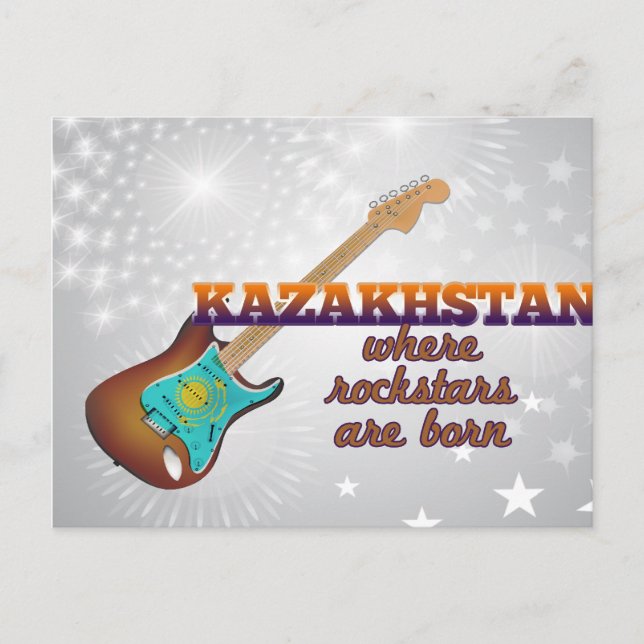 Rockstars är födda i Kazakstan Vykort (Framsida)