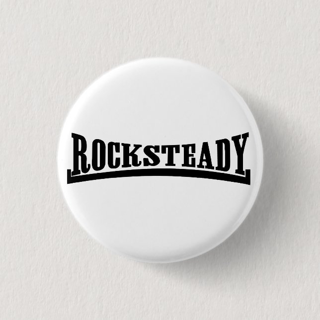 Rocksteady Black Button Knapp (Framsida)