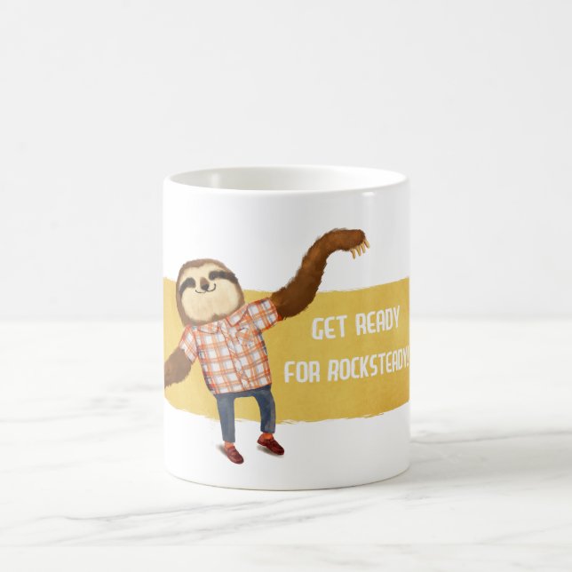 Rocksteady Sloth Kaffemugg (Center)