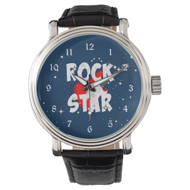 "Rockstjärna" Armbandsur (Framsida)