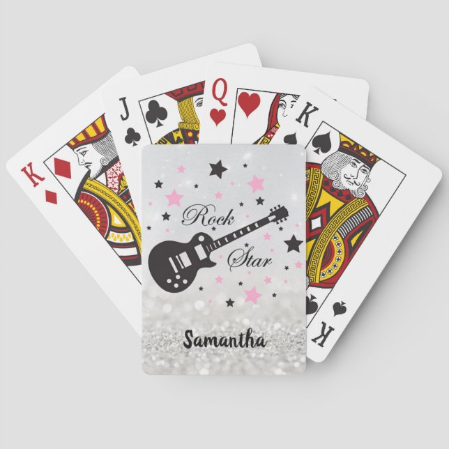 Rockstjärna Casinokort (Baksidan)