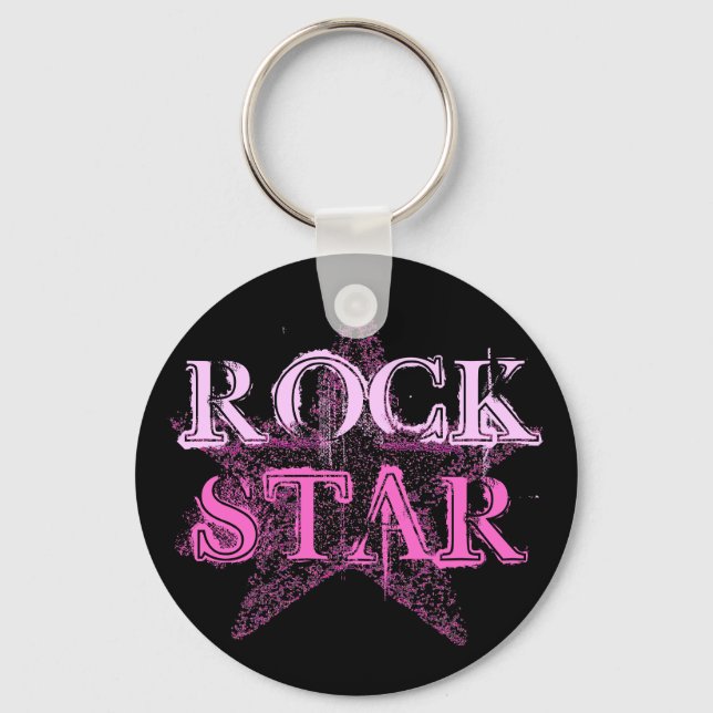 ROCKSTJÄRNA Diva Keychain Nyckelring (Framsida)