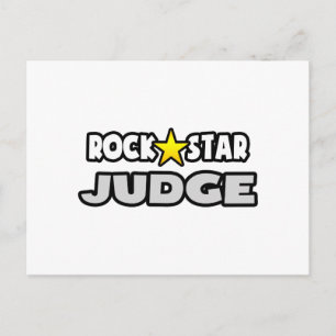 Rockstjärna Domare Vykort