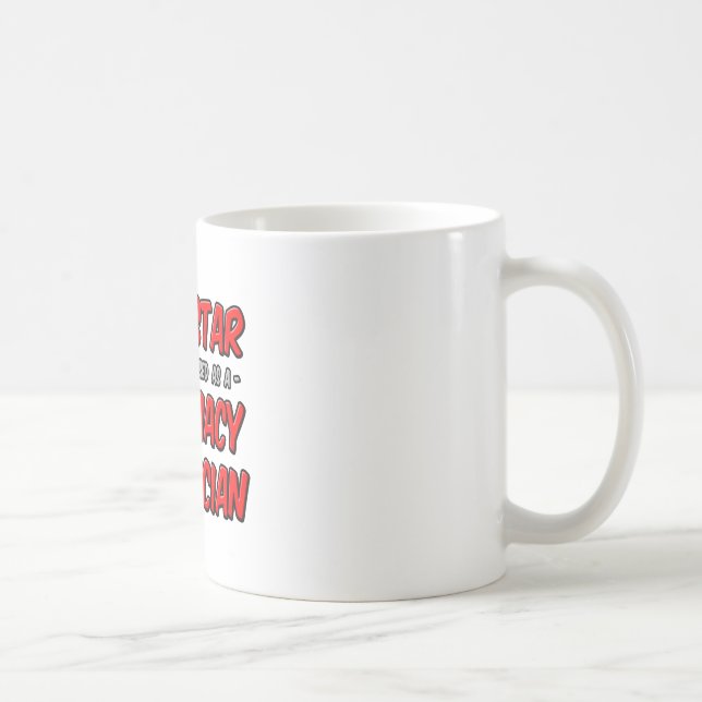 Rockstjärna ... farmaceut kaffemugg (Höger)
