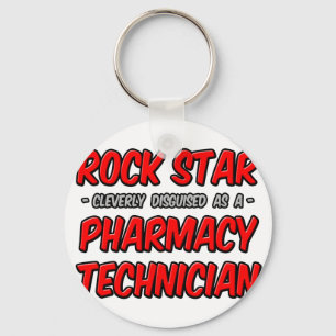 Rockstjärna ... farmaceut nyckelring