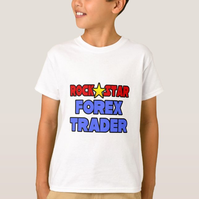 Rockstjärna Forex Trader T-shirt (Framsida)
