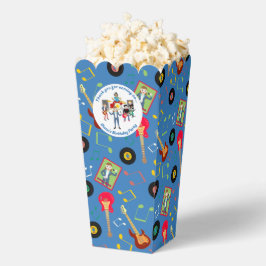 Rockstjärna Girl Band Födelsedagsfest Presentaskar