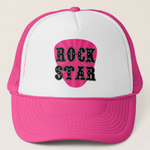 Rockstjärna Gitarr Plektrum Truckerkeps